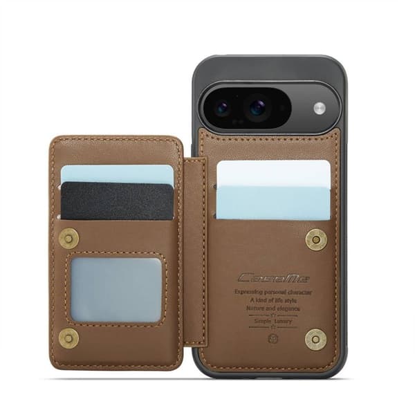 CaseMe mobilcover C22 Google Pixel 9 - Brun