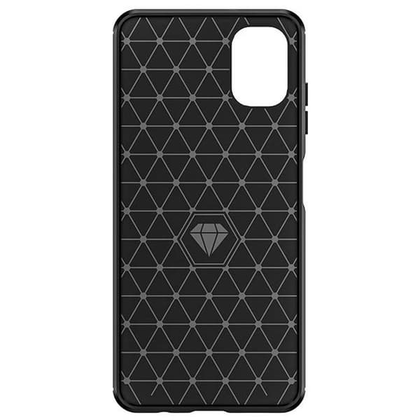 Børstet silikone cover Samsung Galaxy A06 - Sort