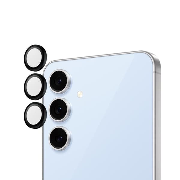 PanzerGlass Samsung Galaxy S24 FE Kamerabeskytter Hoops Sort