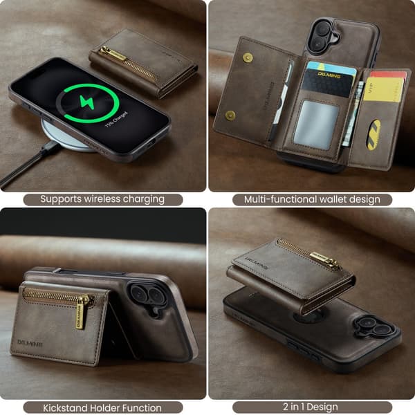 INF Magnetisk pung-etui til iPhone 16 Plus 0