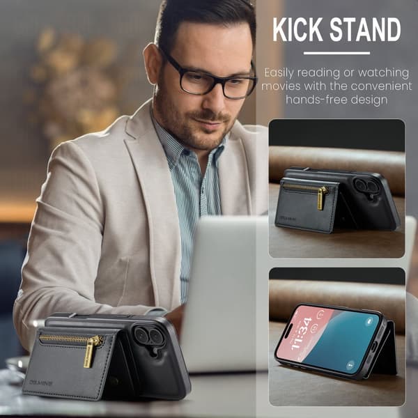 INF Magnetisk pung-etui til iPhone 16 Plus 0