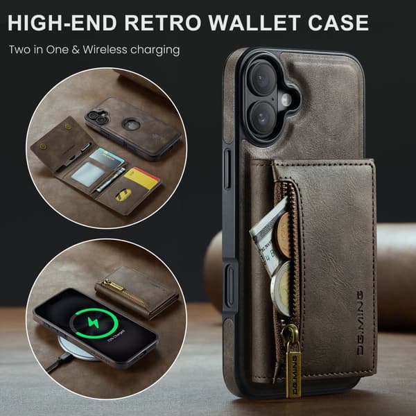 INF Magnetisk pung-etui til iPhone 16 Plus 0