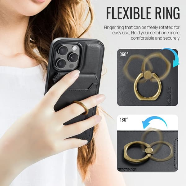 INF Magneettikotelo iPhone 16 Pro Maxille - musta 0