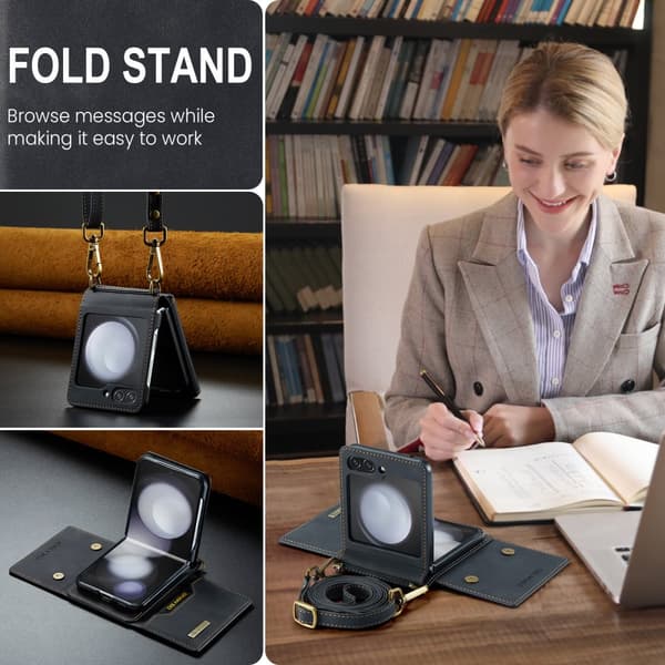 INF M2 Folding Case til Z Flip 6 - Sort 0