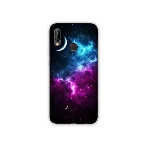 Samsung Galaxy A40 Fodral Space Universe Galaxy Blå Lila N