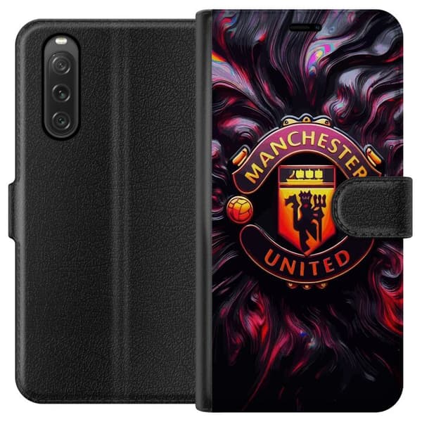 Sony Xperia 10 V Tegnebogsetui Manchester United