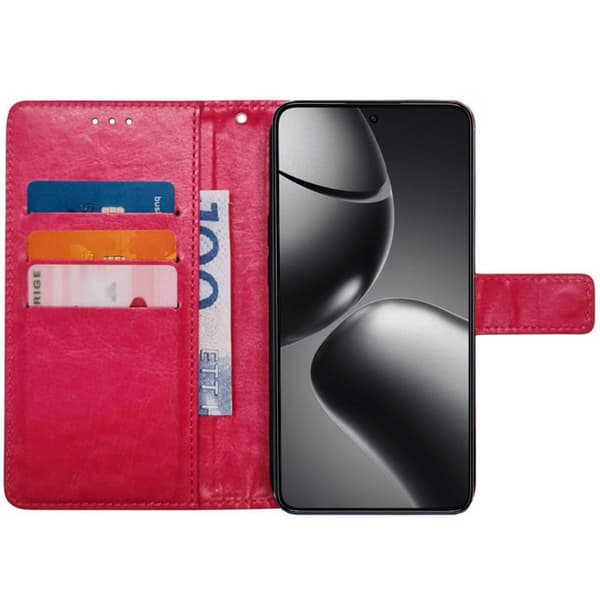 Plånboksfodral 3-kort Xiaomi 14T - Rosa