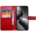 Miniatyrbillede 1 af 4: Wallet cover 3-kort Xiaomi 14T Pro - Rød