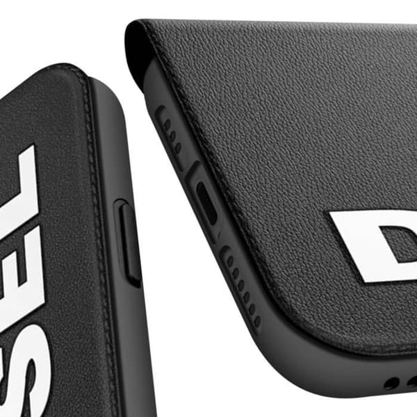 Fodral till iPhone 11 Pro Max Anti-fall 1,5m Flip Card Hållare Diesel Black