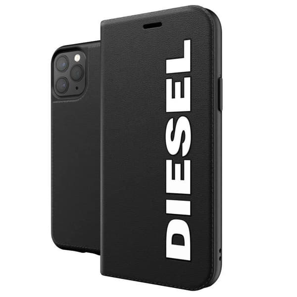 Fodral till iPhone 11 Pro Anti-fall 1,5m Flip Card Hållare Diesel Black