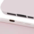 Miniatyrbild 3 av 4: Fodral till iPhone 15 Pro Bi-material Lädereffekt Baksida Upphöjda kanter Karl Lagerfeld Pulverrosa