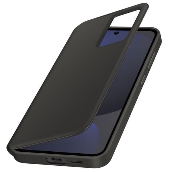 Fodral till Samsung Galaxy S24 FE Flip Touch Window Samsung korthållare Svart