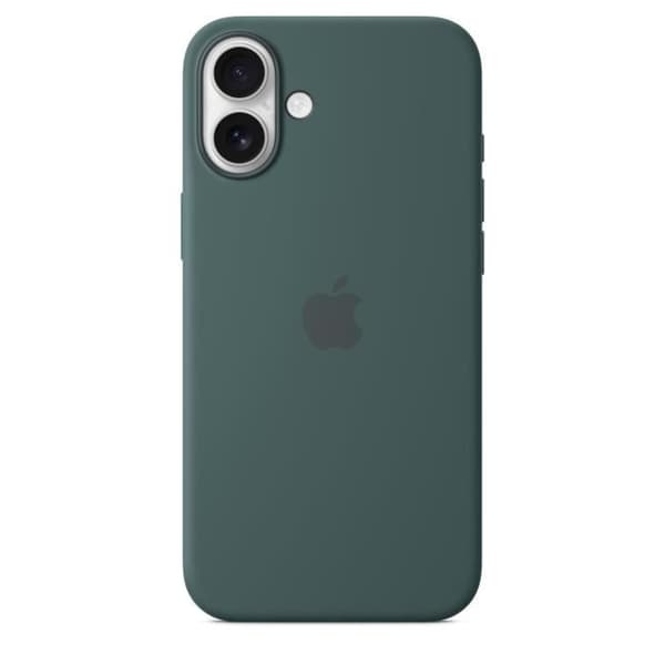 APPLE iPhone 16 Plus - Silikonfodral med MagSafe - Lake Green