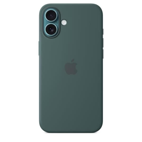 APPLE iPhone 16 Plus - Silikonfodral med MagSafe - Lake Green