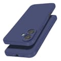 Miniatyrbild 2 av 4: Skal till iPhone 16 Silikon Matt Finish Soft Touch Midnight Blue