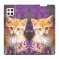 Miniatyrbild 1 av 2: Plånbok Läderfodral För Samsung Galaxy A12 Cat Lila en storlek