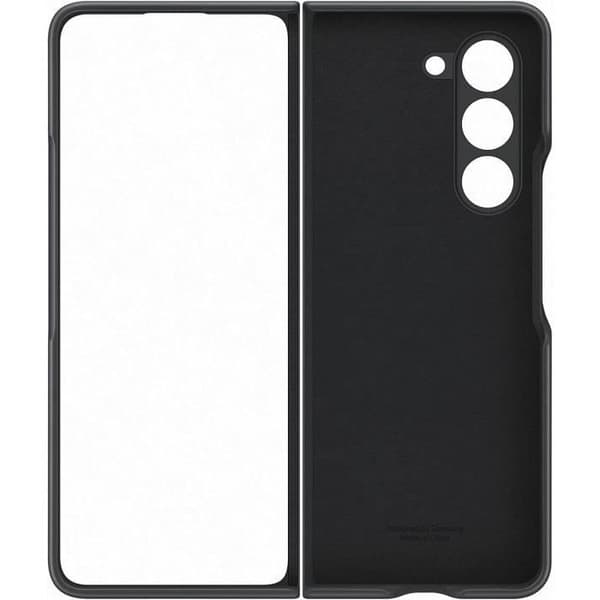 Telefonfodral - Samsung - Galaxy Z Fold 5 - Läderimitation - Grafit - Mjuk