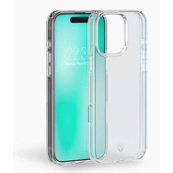 Förstärkt fodral iPhone 16 Pro FEEL Origin Frankrike Transparent Garanti - Livstidsgaranti Force Fodral