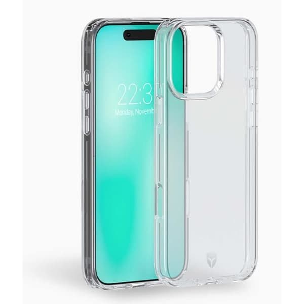 Coque Renforcée - Force Case - iPhone 16 Pro - Transparent - 50% Återvunnen plast - Livstidsgaranti