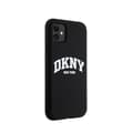 Miniatyrbild 4 av 6: DKNY Liquid Silicone White Logo Print MagSafe - Fodral för iPhone 11 (svart)