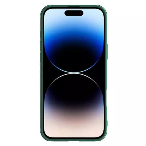 Telefonfodral - Nillkin - iPhone 16 Pro - Semi-fast - Grön - Överlägset skydd