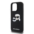 Miniatyrbild 3 av 4: Coque - Karl Lagerfeld - iPhone 16 Pro - Silikon Vätska - Dubbelhuvuden - Kompatibel med MagSafe