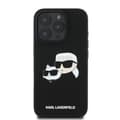 Miniatyrbild 2 av 4: Coque - Karl Lagerfeld - iPhone 16 Pro - Silikon Vätska - Dubbelhuvuden - Kompatibel med MagSafe