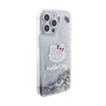 Miniatyrbild 4 av 6: Telefonfodral - Hello Kitty - iPhone 15 Pro Max - Silver - Flytande glitter - Stel