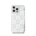 Miniatyrbild 3 av 6: DKNY Liquid Glitter Multilogo - Fodral för iPhone 15 Pro Max (Vit)