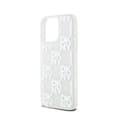 Miniatyrbild 6 av 6: DKNY Liquid Glitter Multilogo - Fodral för iPhone 15 Pro Max (Vit)