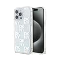 Miniatyrbild 1 av 6: DKNY Liquid Glitter Multilogo - Fodral för iPhone 15 Pro Max (Vit)