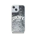 Miniatyrbild 3 av 6: DKNY Liquid Glitter Big Logo - Fodral för iPhone 14/15/13 (svart)
