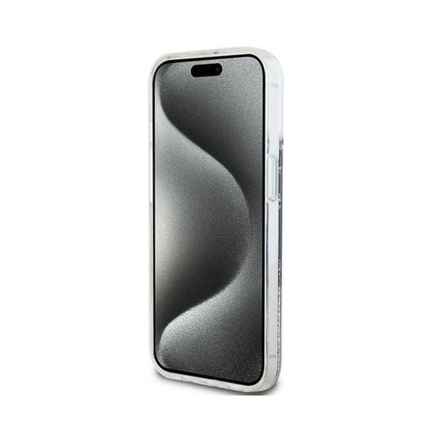 DKNY Liquid Glitter Big Logo - Fodral för iPhone 14/15/13 (svart)