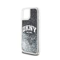 Miniatyrbild 6 av 6: DKNY Liquid Glitter Big Logo - Fodral för iPhone 14/15/13 (svart)