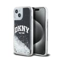 Miniatyrbild 1 av 6: DKNY Liquid Glitter Big Logo - Fodral för iPhone 14/15/13 (svart)