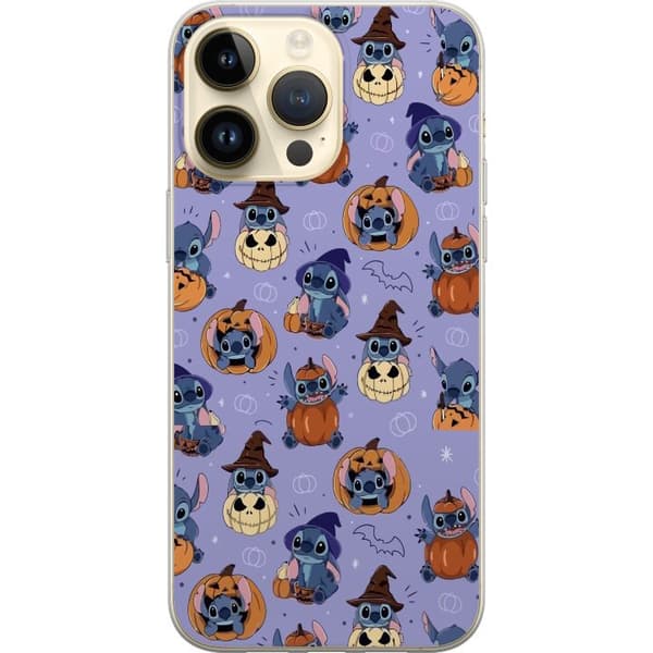 Apple iPhone 15 Pro Max Läpinäkyvä kuori Stitch halloween