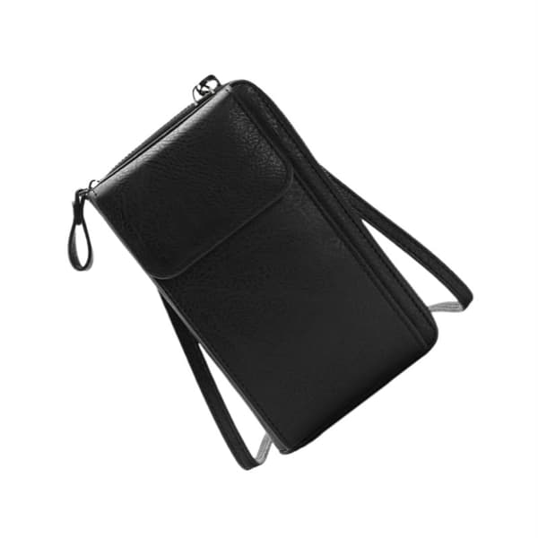 INF Crossbody-telefonväska för kvinnor, multifunktionsaxelväska i PU-läder
