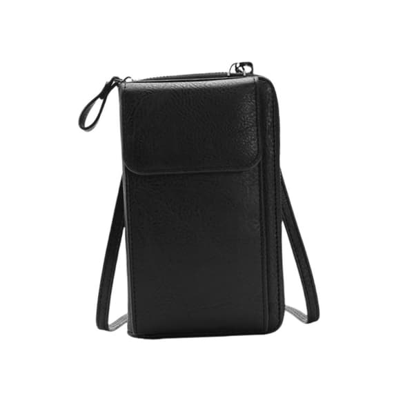 INF Crossbody-telefonveske for kvinner, multifunksjonsskulderveske i PU-skinn