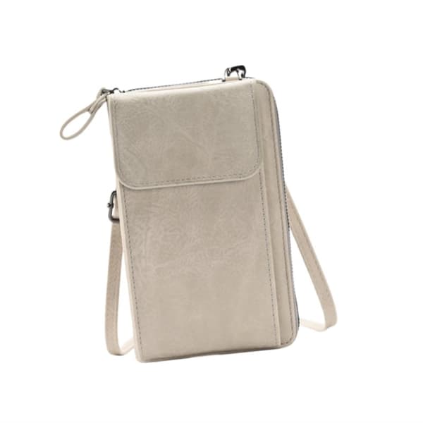INF Crossbody-telefonveske for kvinner, multifunksjonsskulderveske i PU-skinn