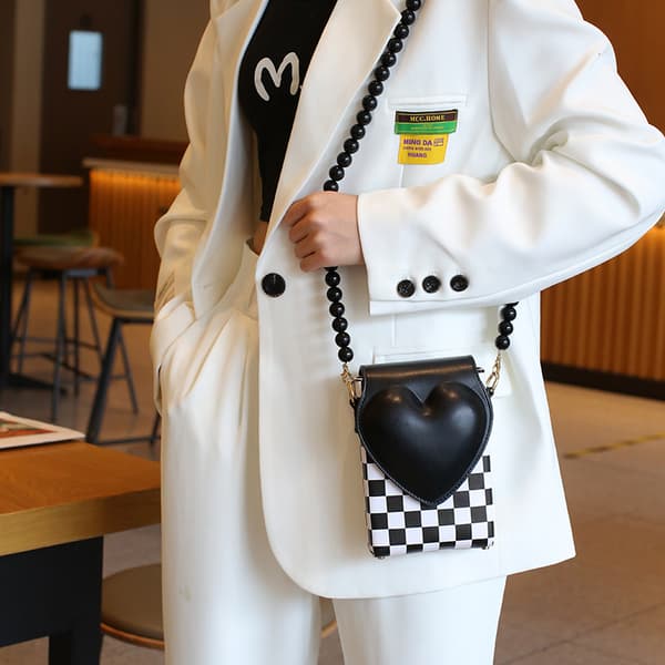 INF Chic mini axelväska för kvinnor - PU-läder