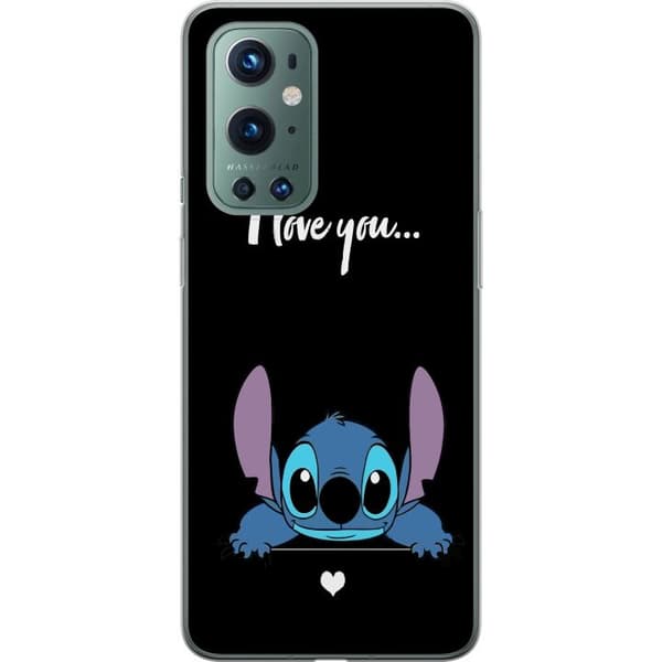 OnePlus 9 Pro Läpinäkyvä kuori Stitch Minä Rakastan Sinua