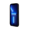 Miniatyrbild 5 av 6: DKNY Leather Mono Stripe &amp; Metal Logo - iPhone 15 Pro Fodral (svart)