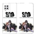Miniatyrbild 1 av 2: Plånbok Läderfodral För Samsung Galaxy A12 Manga SAO sword Art Online Vit en storlek