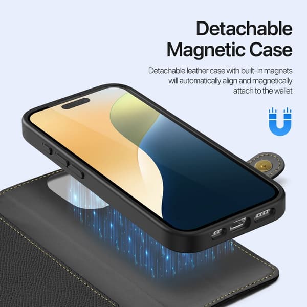 DUX DUCIS iPhone 16 Pro Fodral 2-i-1 Lawa Series MagSafe Svart