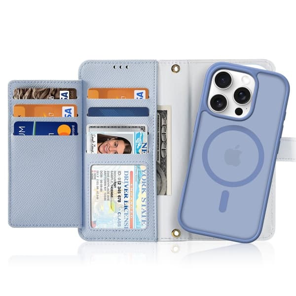 DUX DUCIS iPhone 16 Pro Max Fodral 2-i-1 Lawa Series MagSafe Blå