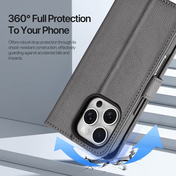 DUX DUCIS iPhone 16 Pro Max Fodral 2-i-1 Lawa Series MagSafe Grå