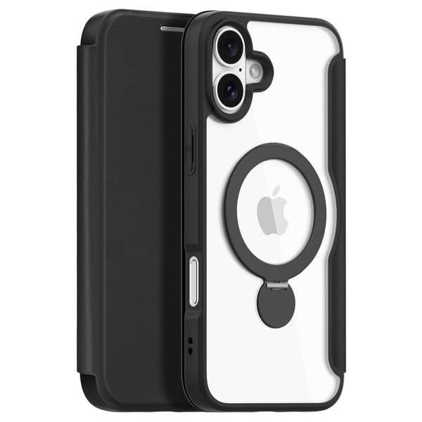 DUX DUCIS iPhone 16 Kotelo Skin X Pro Series Kickstand MagSafe Musta