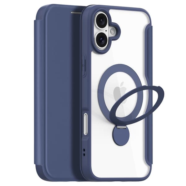 DUX DUCIS iPhone 16 Kotelo Skin X Pro Series Kickstand MagSafe Sininen