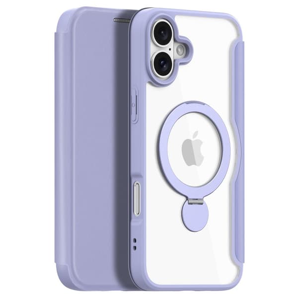 DUX DUCIS iPhone 16 Etui Skin X Pro Series Kickstand MagSafe Lilla