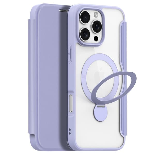 DUX DUCIS iPhone 16 Pro Max Kotelo Skin X Pro Series Kickstand MagSafe Violetti